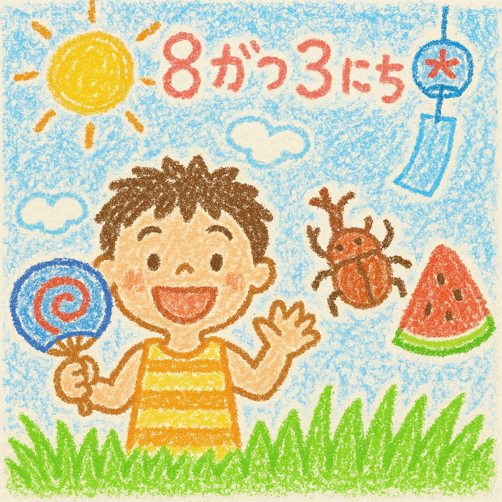 8月、夏本番